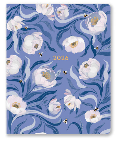 2026 GARDEN BEE 7.75X9.75 FLEXIBLE MONTHLY PLANNER - DE CARVALHO. CHRISTINE