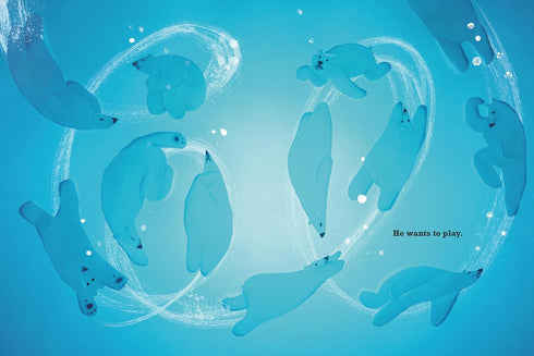 A POLAR BEAR IN THE SNOW - BARNETT. MAC; HARRIS. SHAWN