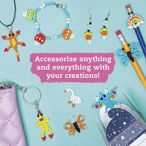 BEADLINGS: MAKE ITTY-BITTY BEADED CHARMS - KLUTZ