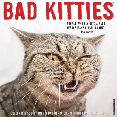 BAD KITTIES 2021 WALL CALENDAR -