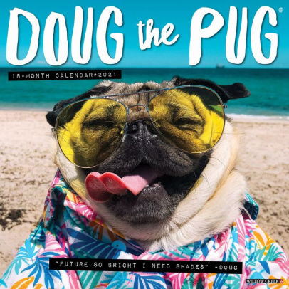 DOUG THE PUG 2021 WALL CALENDAR -