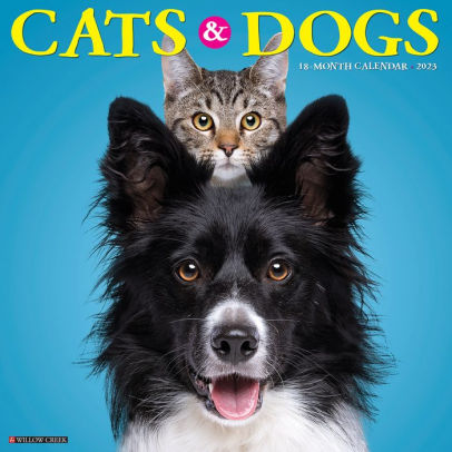 CATS & DOGS 2023 WALL CALENDAR - WILLOW CREEK PRESS