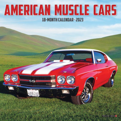 AMERICAN MUSCLE CARS 2023 MINI WALL CALENDAR - WILLOW CREEK PRESS