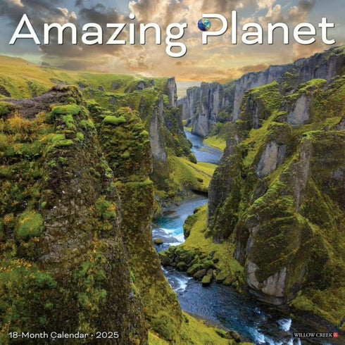 AMAZING PLANET 2025 WALL CALENDAR - WILLOW CREEK PRESS