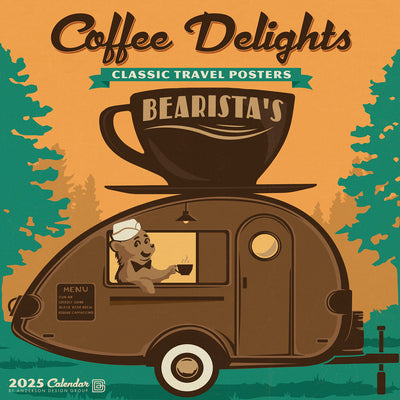 COFFEE DELIGHTS (ANDERSON DESIGN GROUP) 2025 WALL CALENDAR - WILLOW CREEK PRESS