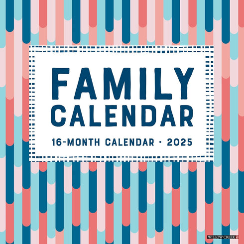 FAMILY PLANNER CALENDAR 2025 WALL CALENDAR - WILLOW CREEK PRESS