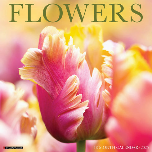 FLOWERS 2025 WALL CALENDAR - WILLOW CREEK PRESS