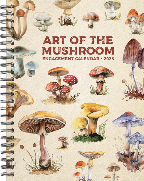 ART OF THE MUSHROOM 2025 ENGAGEMENT CALENDAR - WILLOW CREEK PRESS