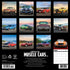 2026 AMERICAN MUSCLE CARS WALL CALENDAR