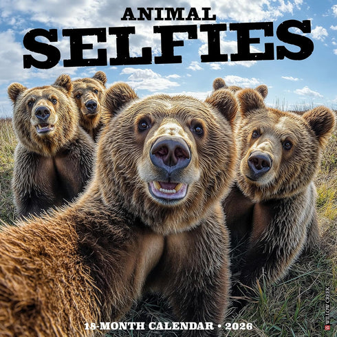 2026 ANIMAL SELFIES WALL CALENDAR