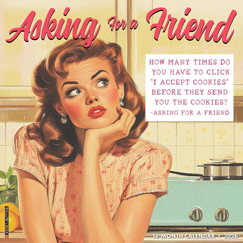 2026 ASKING FOR A FRIEND WALL CALENDAR