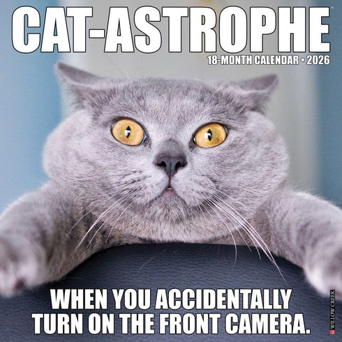 2026 CAT-ASTROPHE WALL CALENDAR