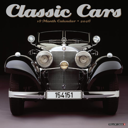 2026 CLASSIC CARS WALL CALENDAR