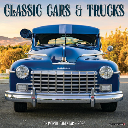 2026 CLASSIC CARS & TRUCKS WALL CALENDAR