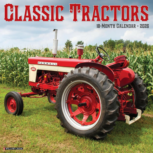 2026 CLASSIC TRACTORS WALL CALENDAR