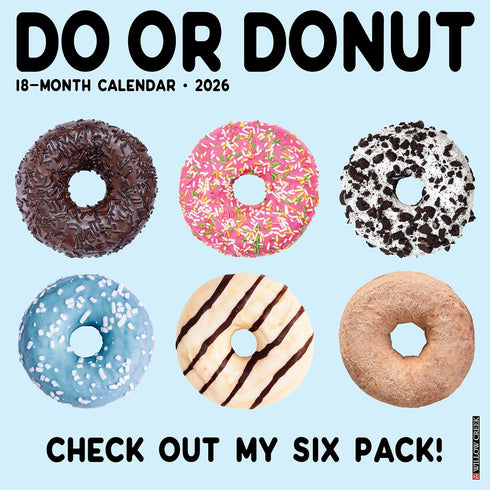 2026 DO OR DONUT WALL CALENDAR