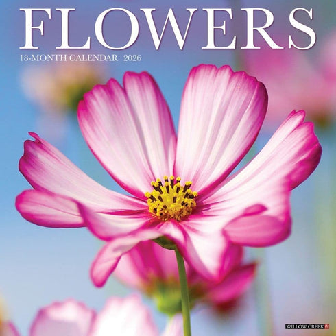 2026 FLOWERS WALL CALENDAR