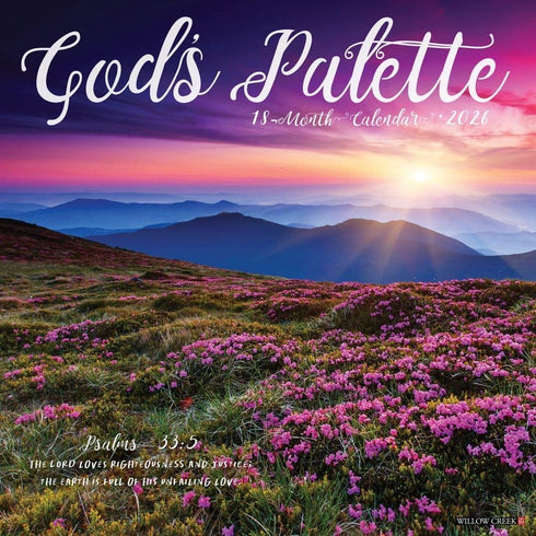 2026 GOD'S PALETTE WALL CALENDAR