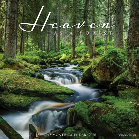 2026 HEAVEN HAS A FOREST WALL CALENDAR