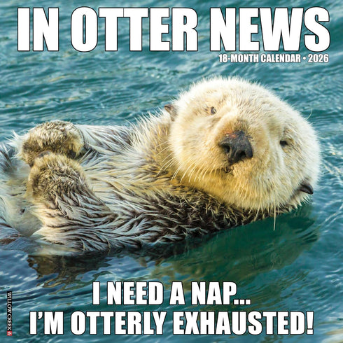 2026 IN OTTER NEWS WALL CALENDAR