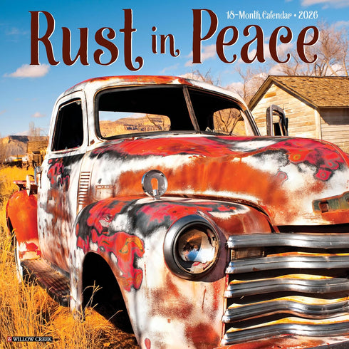 2026 RUST IN PEACE WALL CALENDAR
