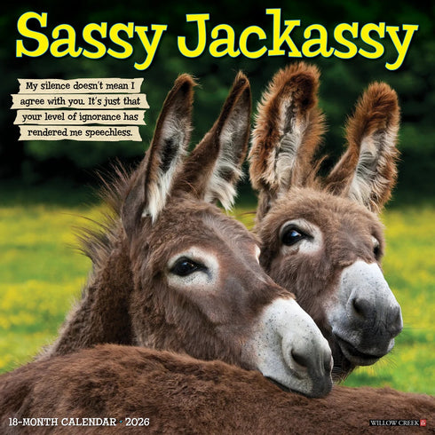 2026 SASSY JACKASSY WALL CALENDAR