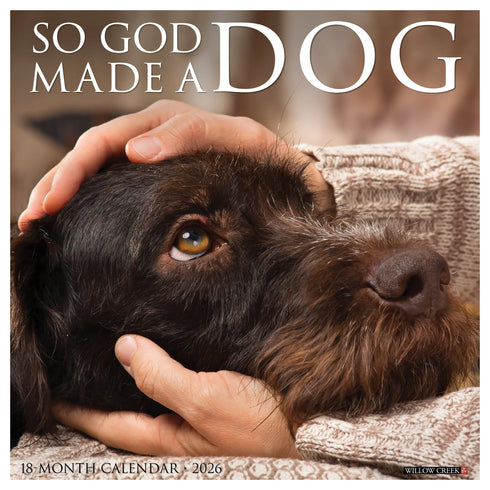 2026 SO GOD MADE A DOG WALL CALENDAR
