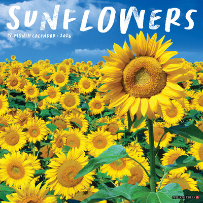 2026 SUNFLOWERS WALL CALENDAR
