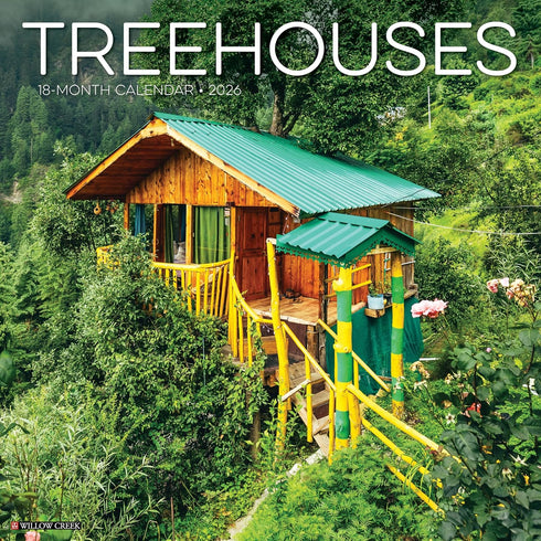 2026 TREEHOUSES WALL CALENDAR