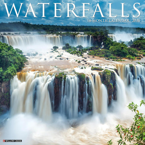 2026 WATERFALLS WALL CALENDAR