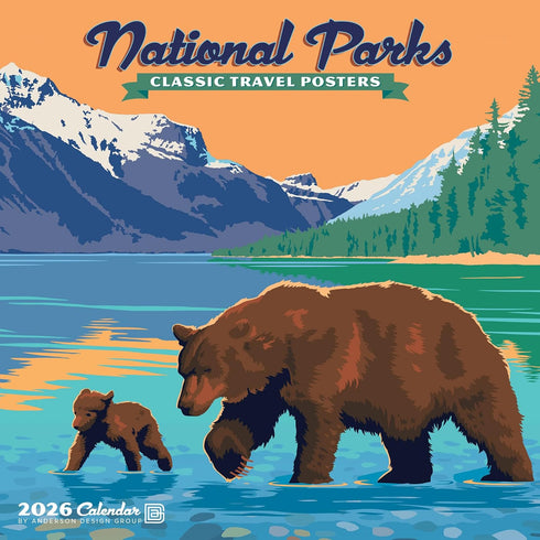 2026 NATIONAL PARKS (ADG) 7X7 MINI WALL CALENDAR