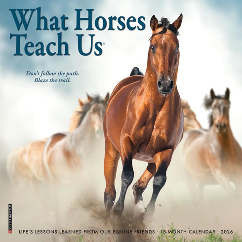 2026 WHAT HORSES TEACH US 7X7 MINI WALL CALENDAR