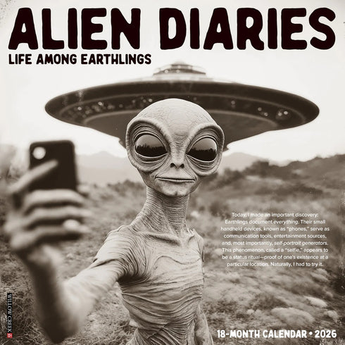 2026 ALIEN DIARIES WALL CALENDAR