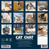 2026 CAT CHAT WALL CALENDAR
