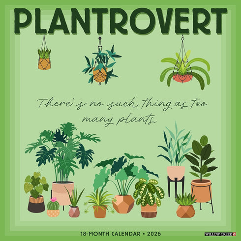 2026 PLANTROVERT WALL CALENDAR