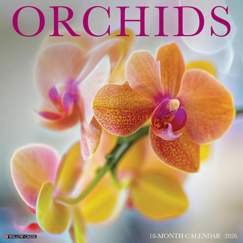 2026 ORCHIDS WALL CALENDAR