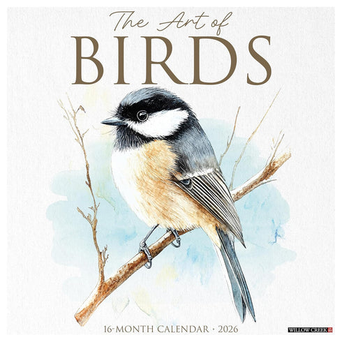 2026 THE ART OF BIRDS WALL CALENDAR