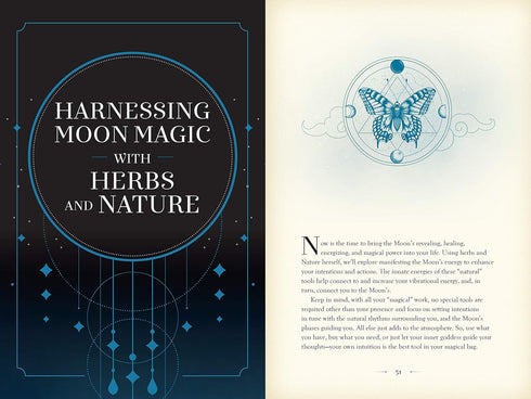 MOON MAGIC: A HANDBOOK OF LUNAR CYCLES, LORE, & MYSTICAL ENERGIES - KANE. AURORA