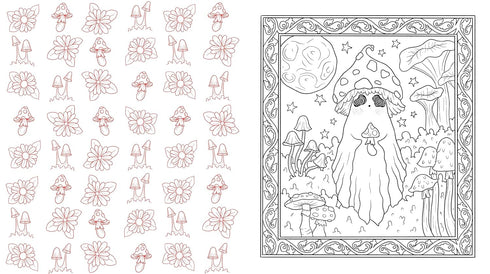 SWEET & SPOOKY COLORING - WILSON. KITTY WILLOW