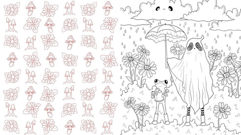 SWEET & SPOOKY COLORING - WILSON. KITTY WILLOW