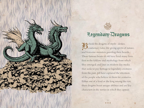DRAGONS: A HANDBOOK OF HISTORY & LORE - HOLLYHOCK. AGNES