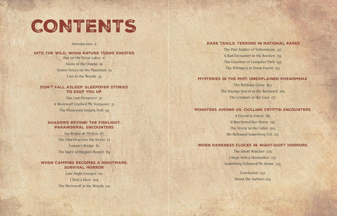 CREEPY CAMPFIRE STORIES - DARKNESS PREVAILS; CARRION. CARMAN