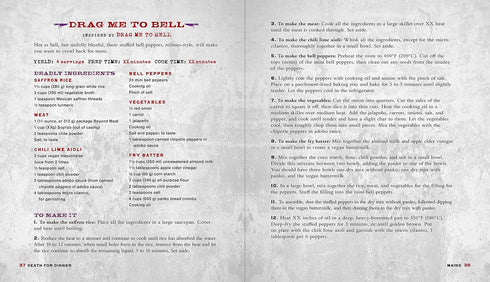 DEATH FOR DINNER COOKBOOK - NEIL. ZACH