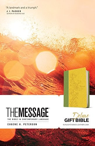 MESSAGE DELUXE GIFT BIBLE: THE BIBLE IN CONTEMPORARY LANGUAGE - PETERSON. EUGENE