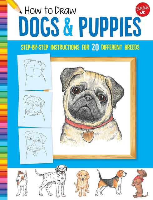 HOW TO DRAW DOGS & PUPPIES - FISHER. DIANA