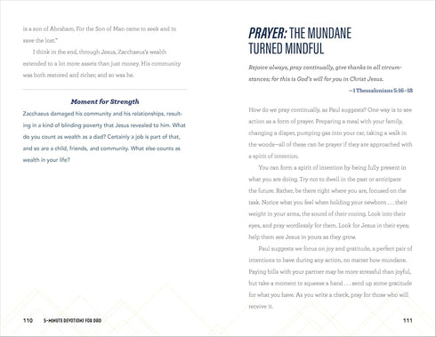 5-MINUTE DEVOTIONS FOR DAD: A CHRISTIAN PARENTING BOOK - STEED. RONALD