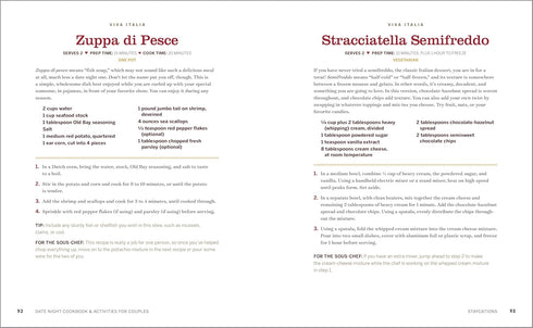 DATE NIGHT COOKBOOK AND ACTIVITIES FOR COUPLES - SCHWANKE. CRYSTAL