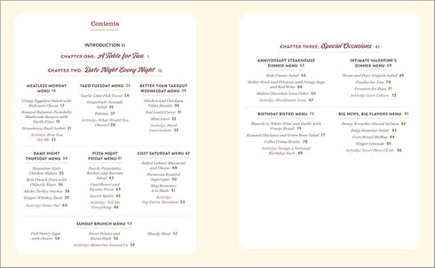 DATE NIGHT COOKBOOK AND ACTIVITIES FOR COUPLES - SCHWANKE. CRYSTAL