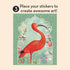 VINTAGE: BIRDS (STICKER-BY-NUMBER) - BRAIN GAMES