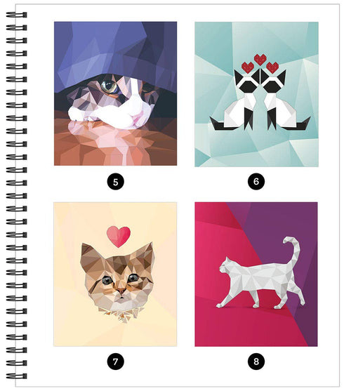 CATS! STICKER-BY-NUMBER - BRAIN GAMES